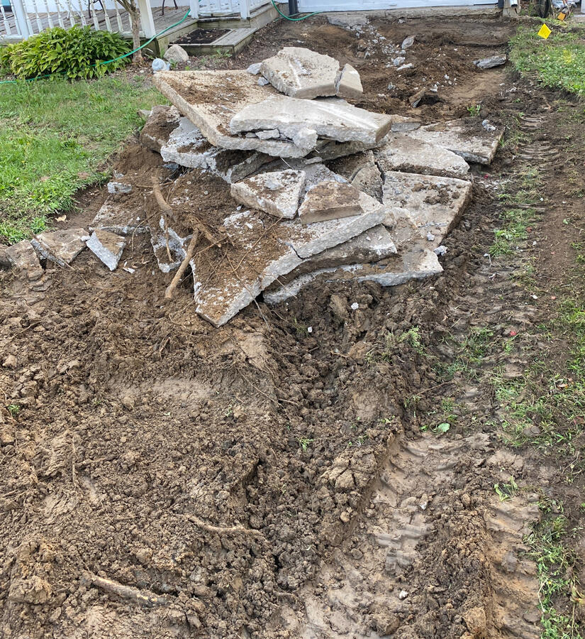 Total Driveway tear out
