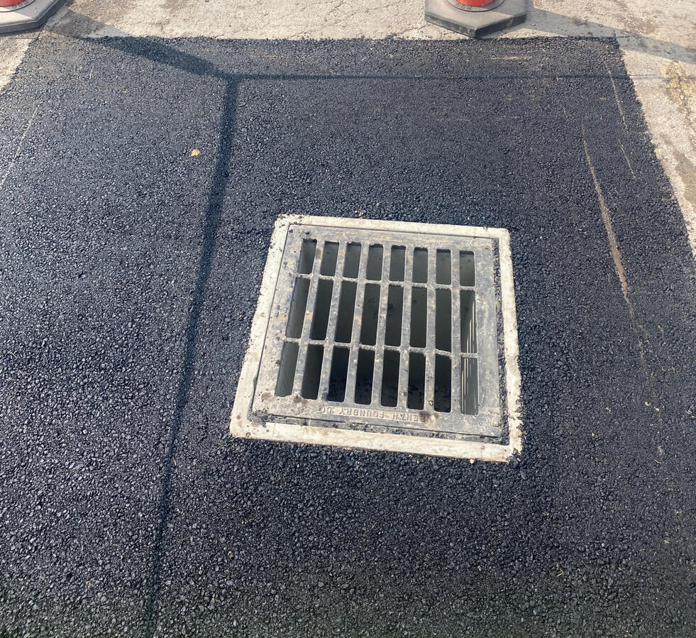 Precast Catch Basin Install